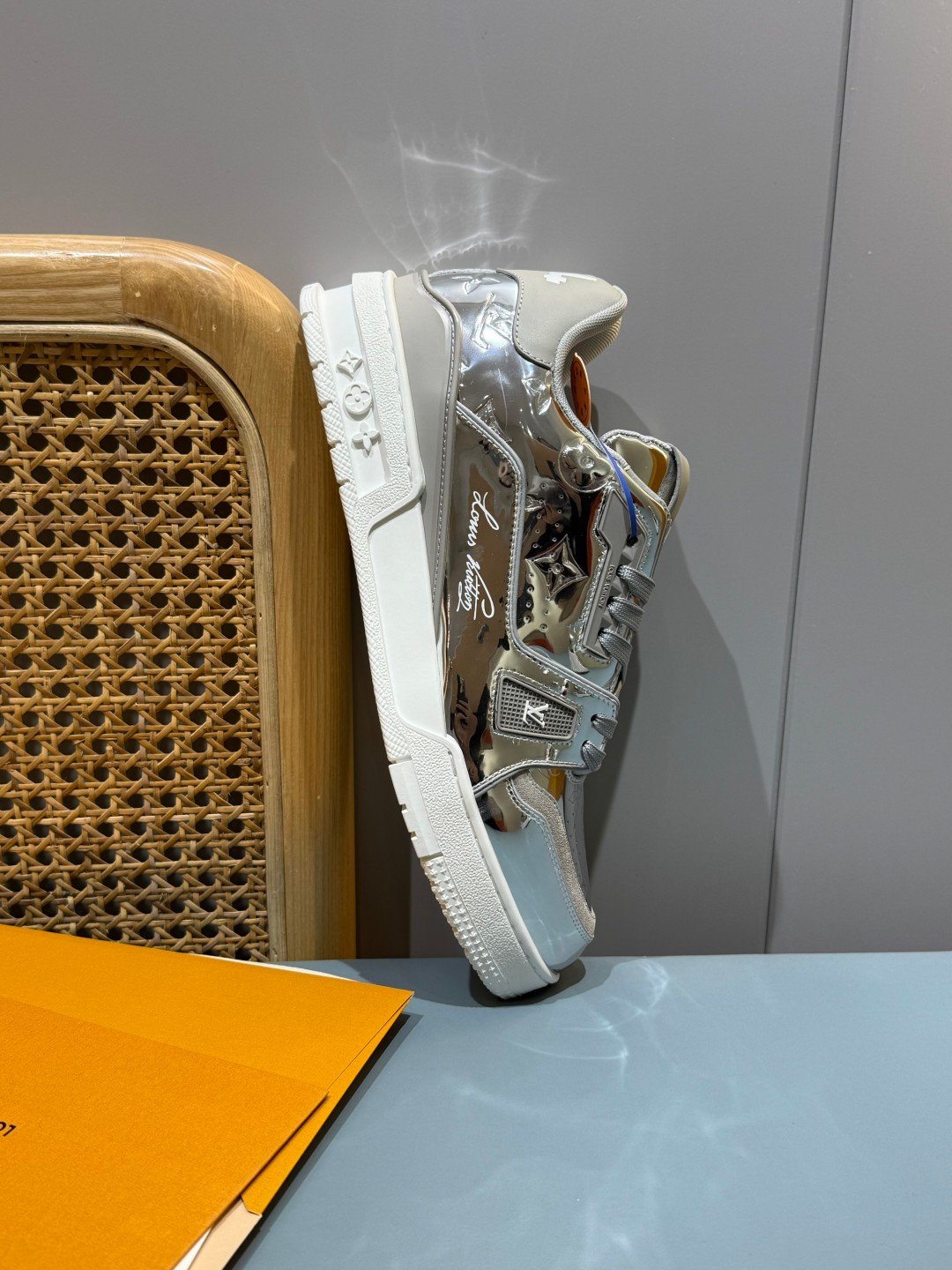 Sneakers Trainer 'Argent Métallisé' — vue 14