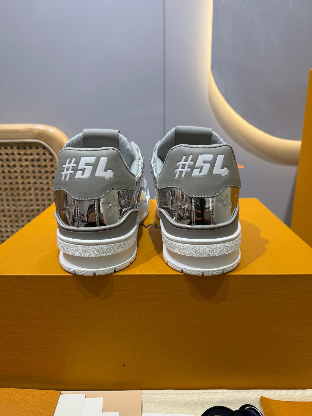 Sneakers Trainer 'Argent Métallisé' — vue 27