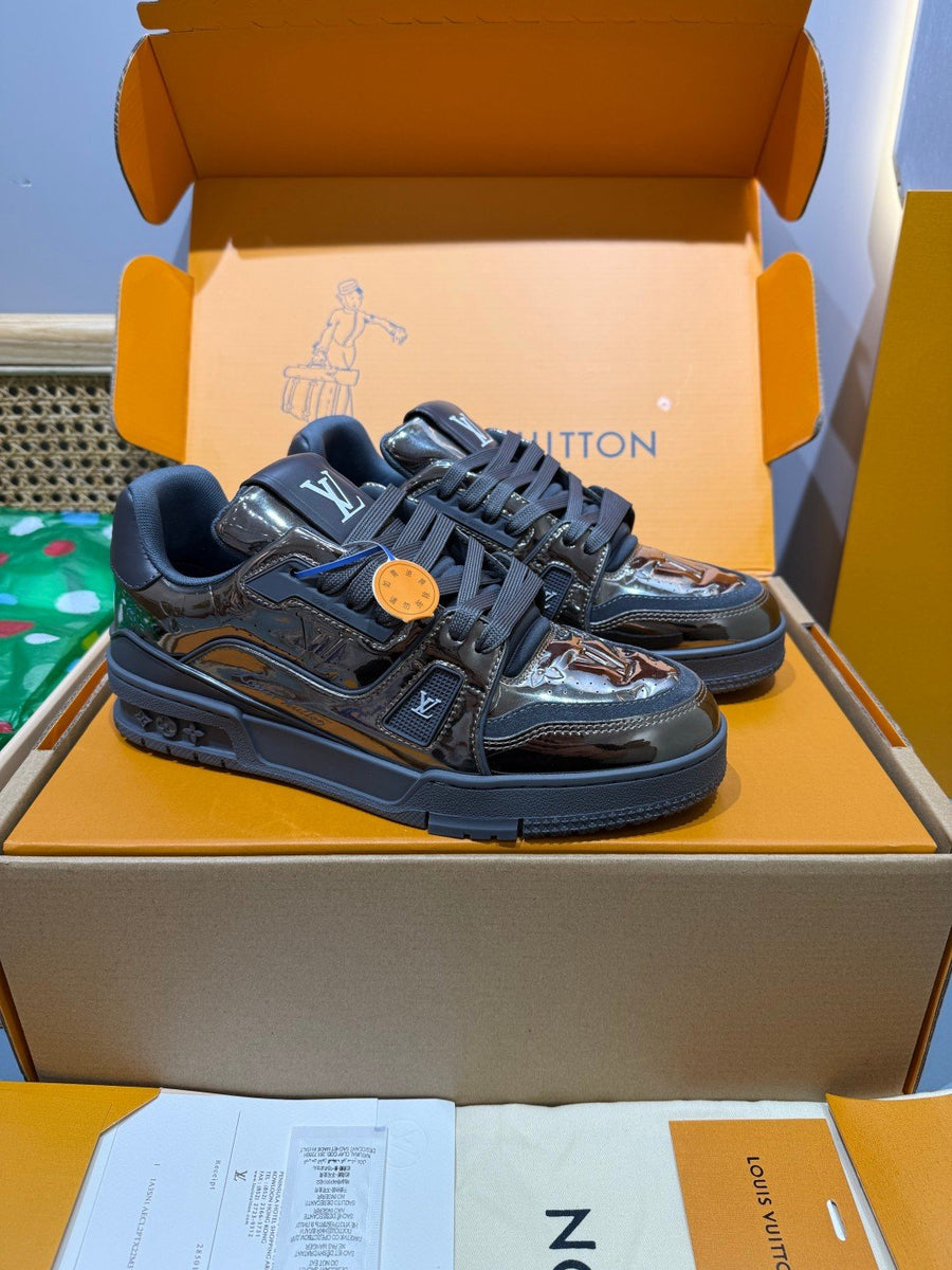 Sneakers Trainer 'Gris Anthracite Métallisé'
