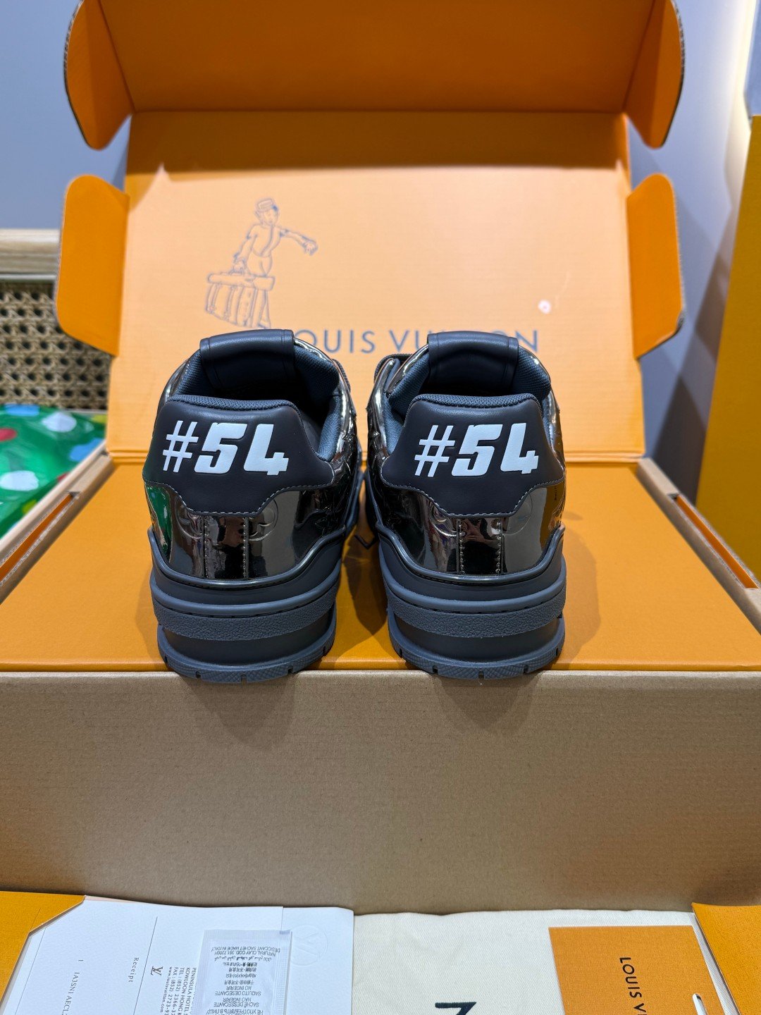 Sneakers Trainer 'Gris Anthracite Métallisé' — vue 3