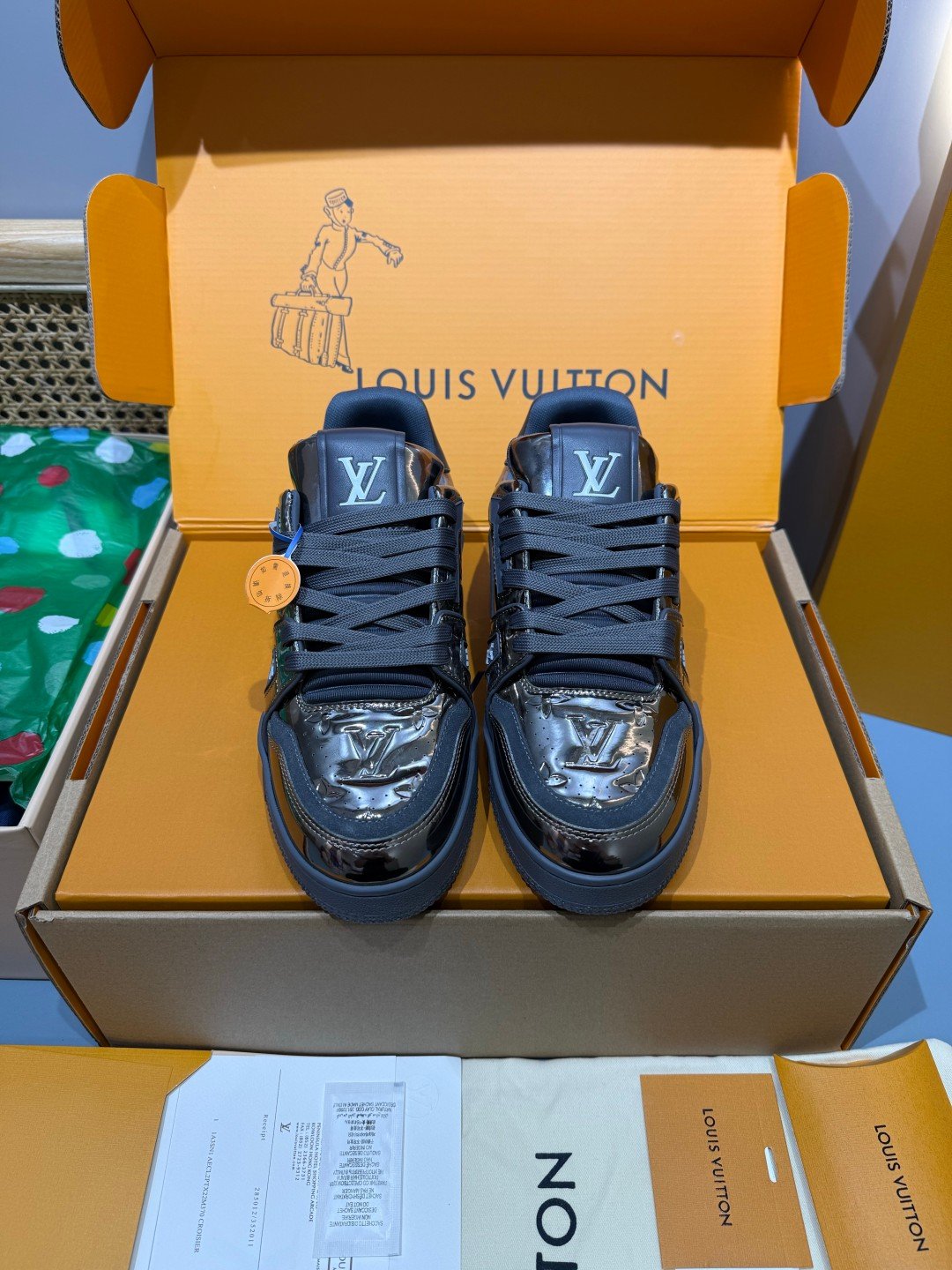 Sneakers Trainer 'Gris Anthracite Métallisé' — vue 5