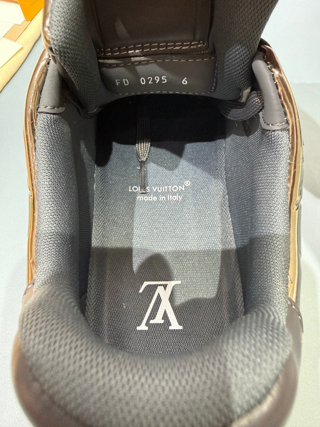 Sneakers Trainer 'Gris Anthracite Métallisé' — vue 6