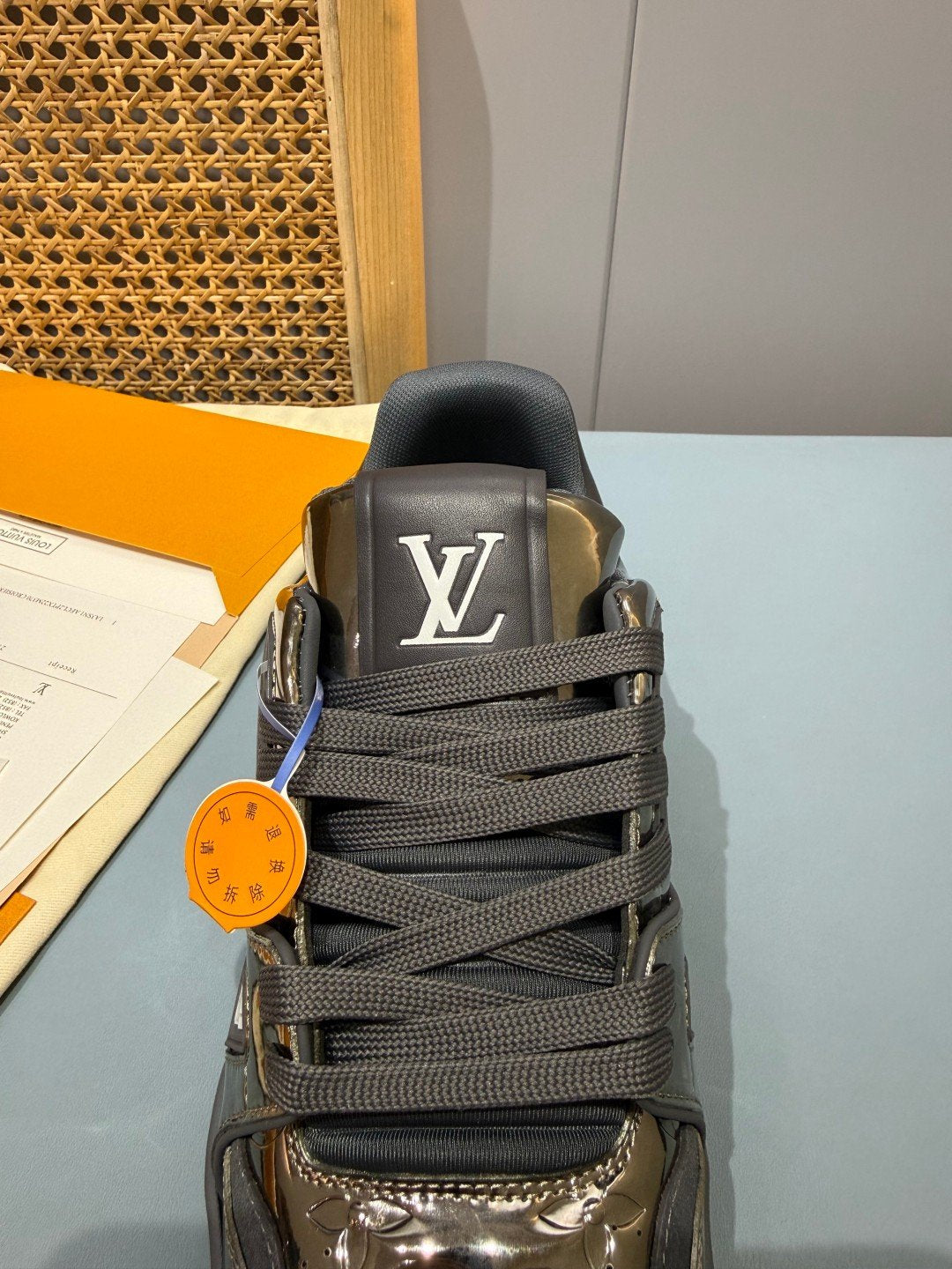 Sneakers Trainer 'Gris Anthracite Métallisé' — vue 9