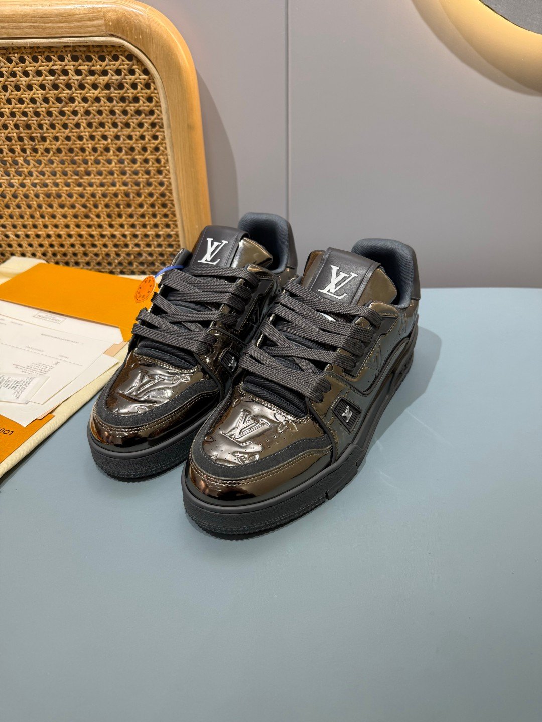Sneakers Trainer 'Gris Anthracite Métallisé' — vue 16