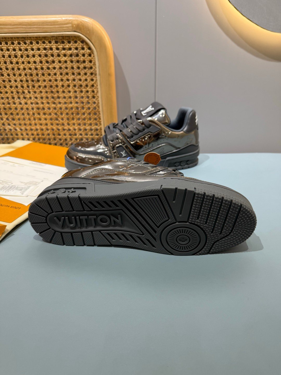 Sneakers Trainer 'Gris Anthracite Métallisé' — vue 19