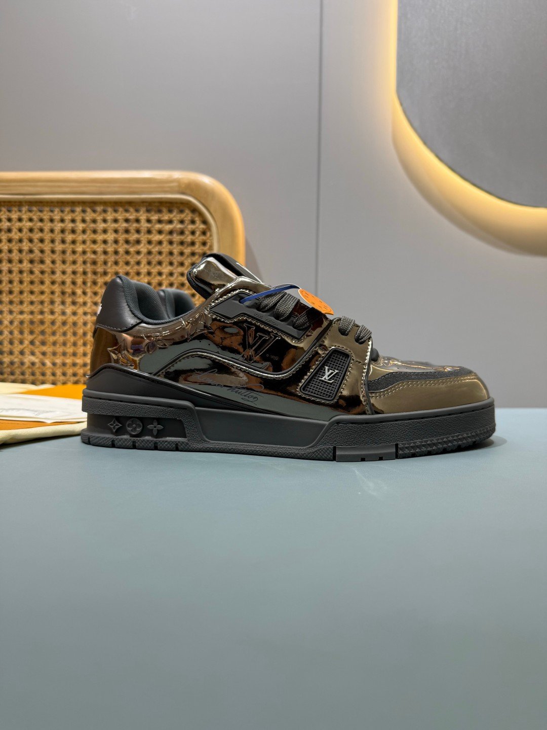 Sneakers Trainer 'Gris Anthracite Métallisé' — vue 22