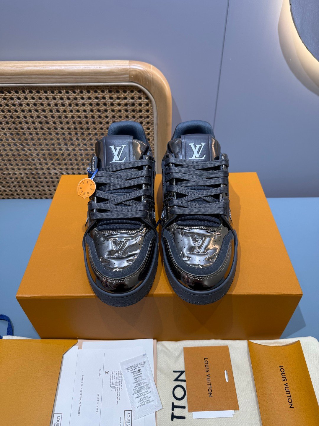 Sneakers Trainer 'Gris Anthracite Métallisé' — vue 30