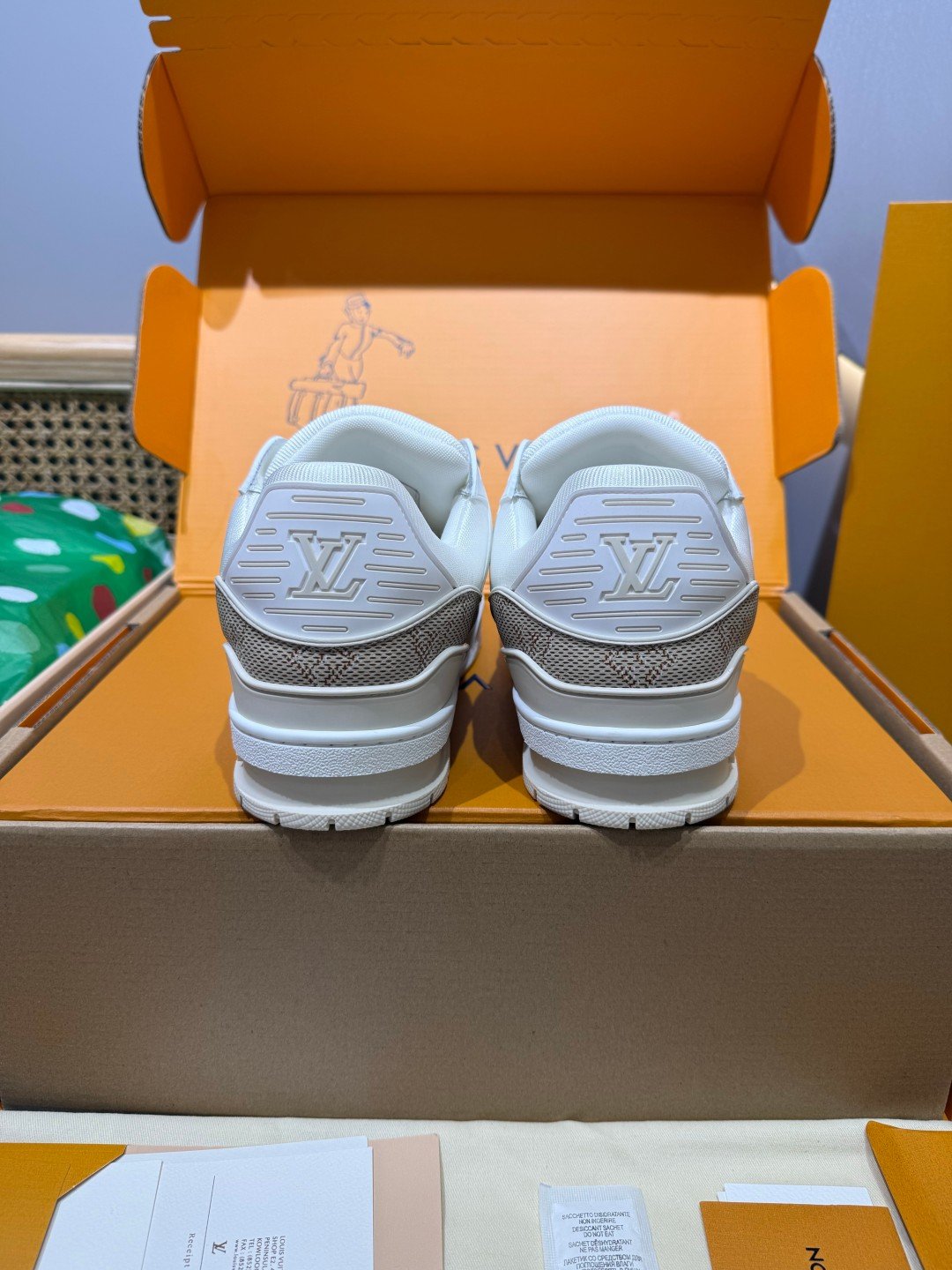 Sneakers Trainer 'Blanc Écru' — vue 3