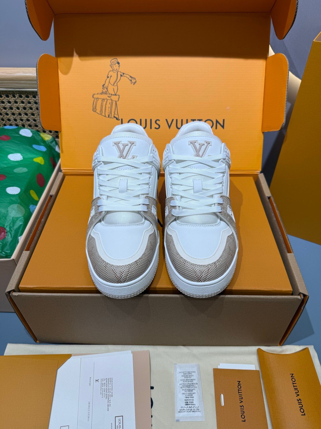 Sneakers Trainer 'Blanc Écru' — vue 5