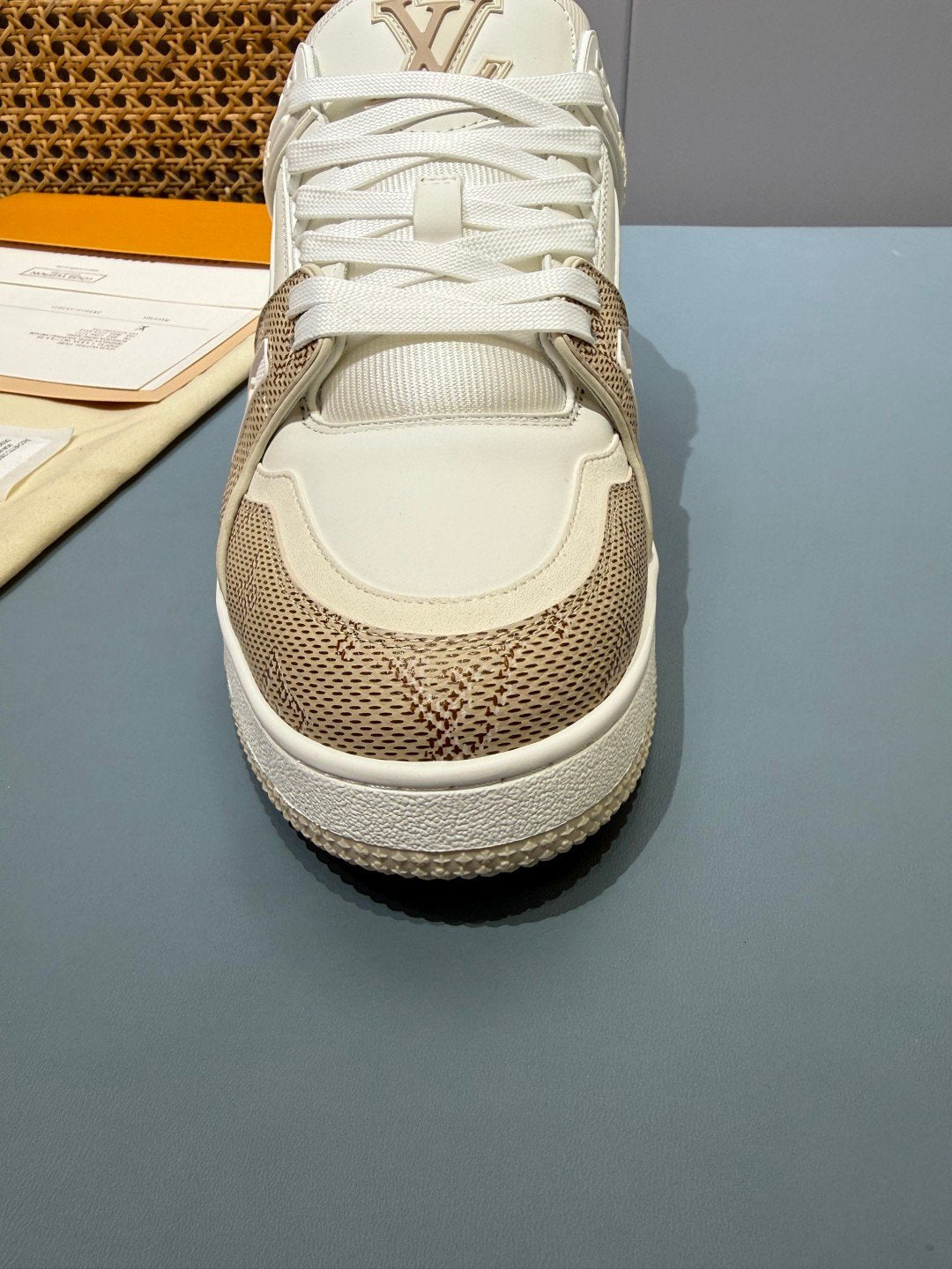 Sneakers Trainer 'Blanc Écru' — vue 7
