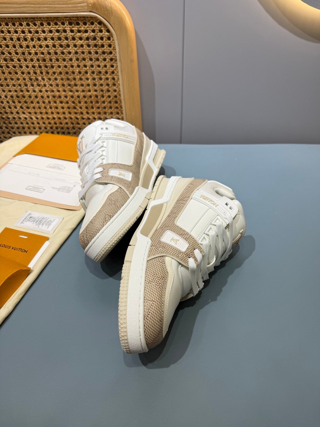 Sneakers Trainer 'Blanc Écru' — vue 14