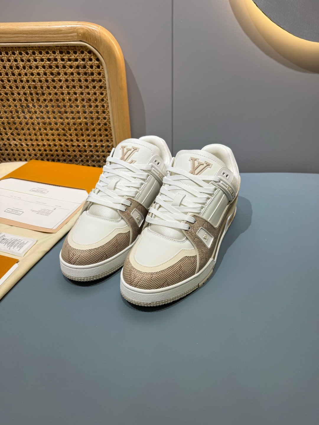 Sneakers Trainer 'Blanc Écru' — vue 15