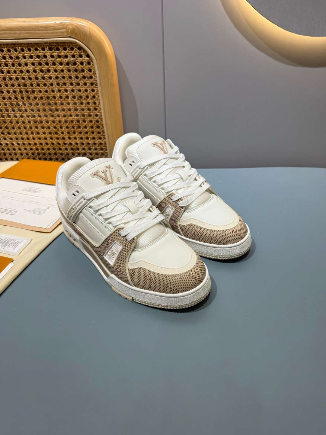 Sneakers Trainer 'Blanc Écru' — vue 16