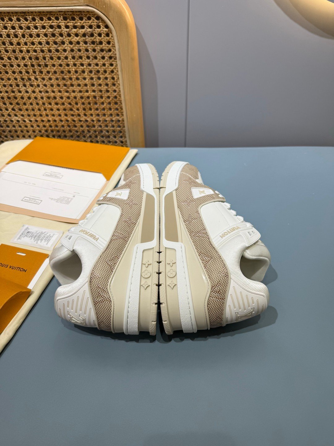 Sneakers Trainer 'Blanc Écru' — vue 19