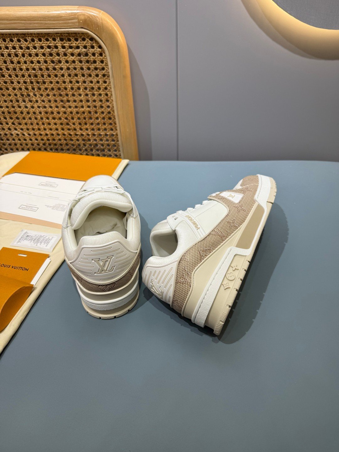 Sneakers Trainer 'Blanc Écru' — vue 23