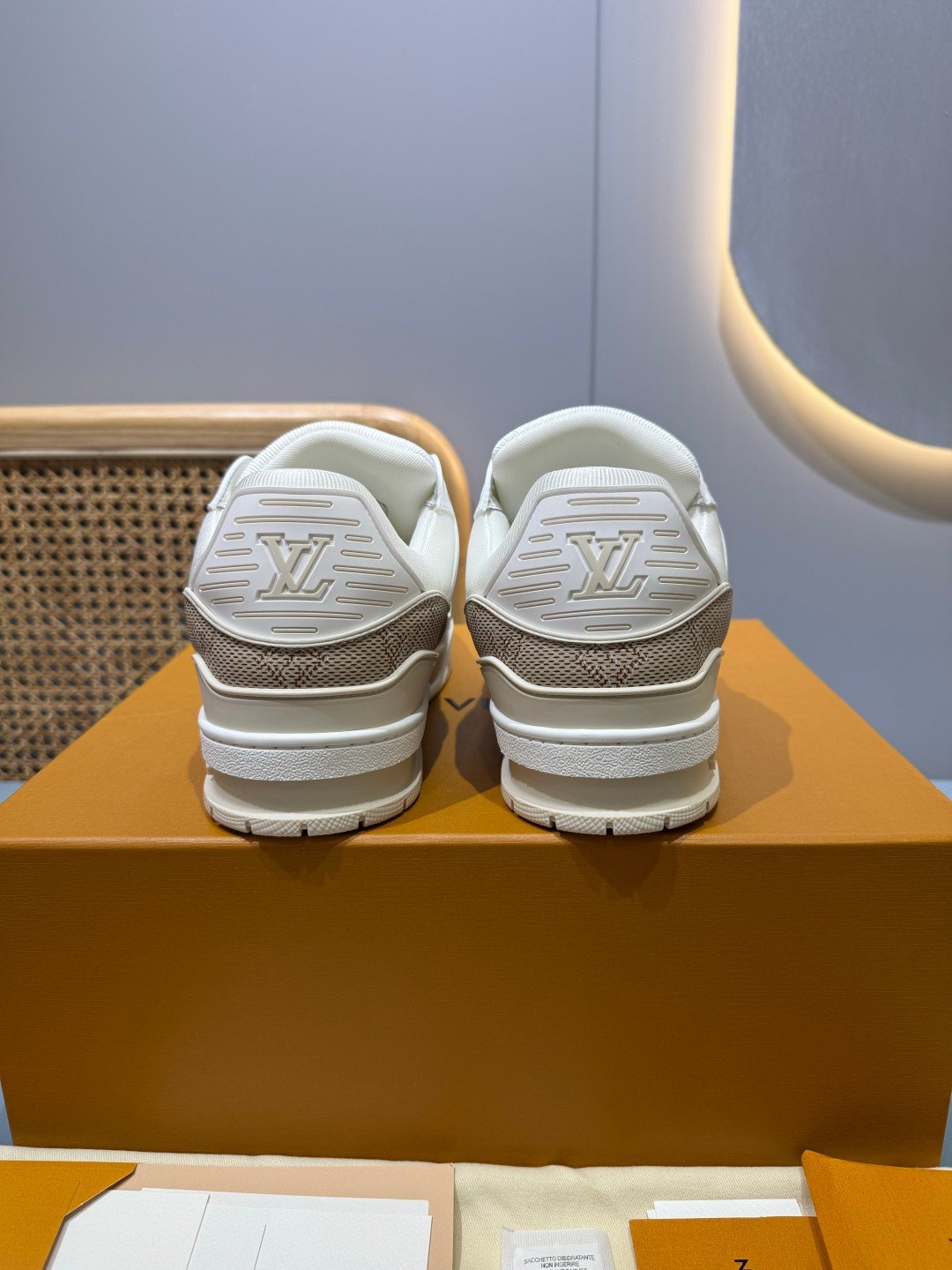 Sneakers Trainer 'Blanc Écru' — vue 26