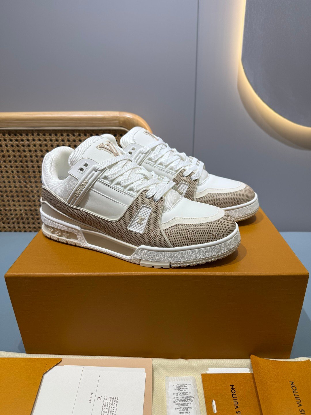 Sneakers Trainer 'Blanc Écru' — vue 27