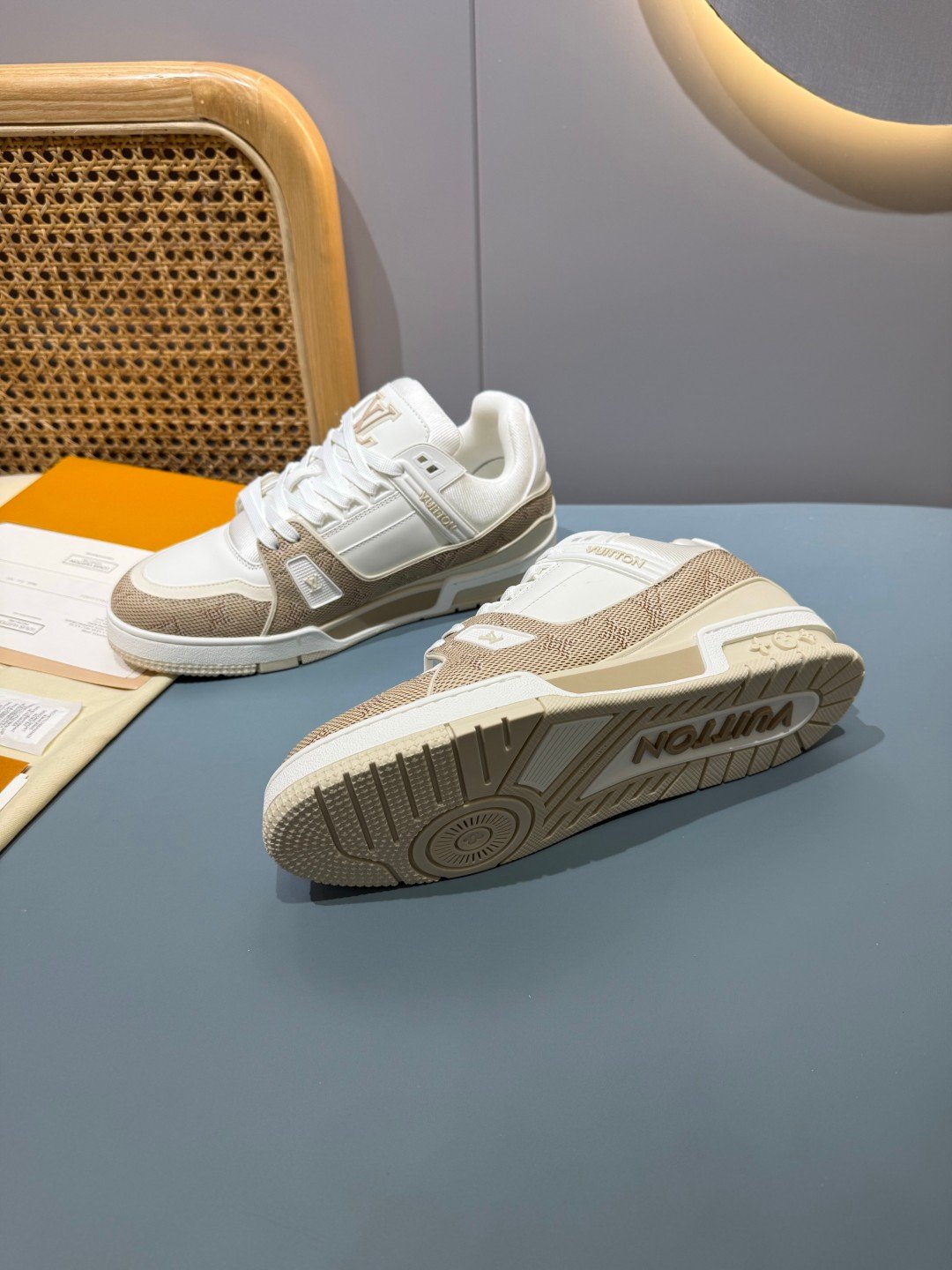 Sneakers Trainer 'Blanc Écru' — vue 33