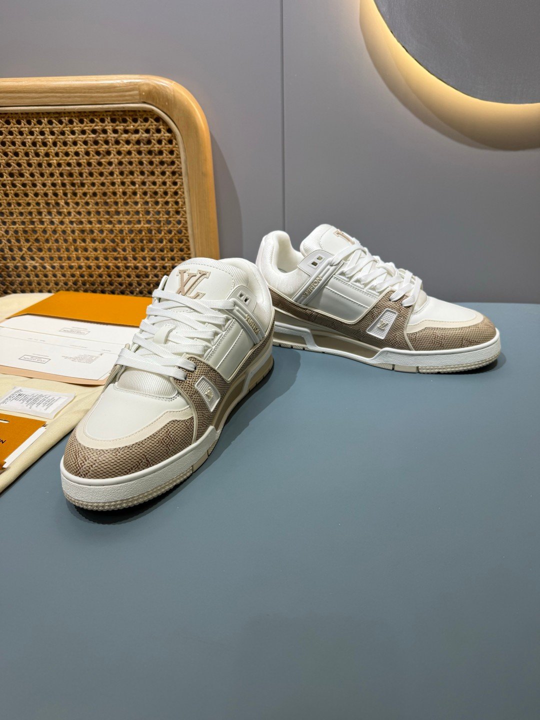 Sneakers Trainer 'Blanc Écru' — vue 34