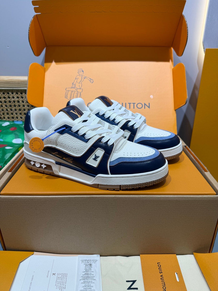 Sneakers Trainer 'Blanc Marine'