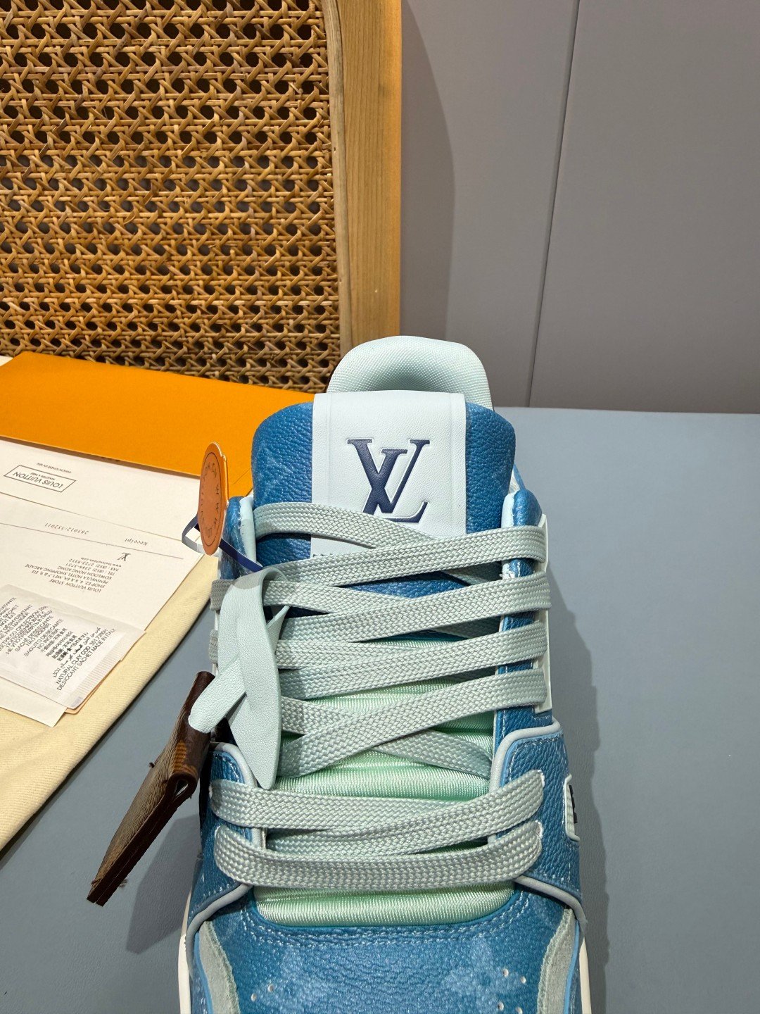 Sneakers Trainer 'Bleu Glacier' — vue 7