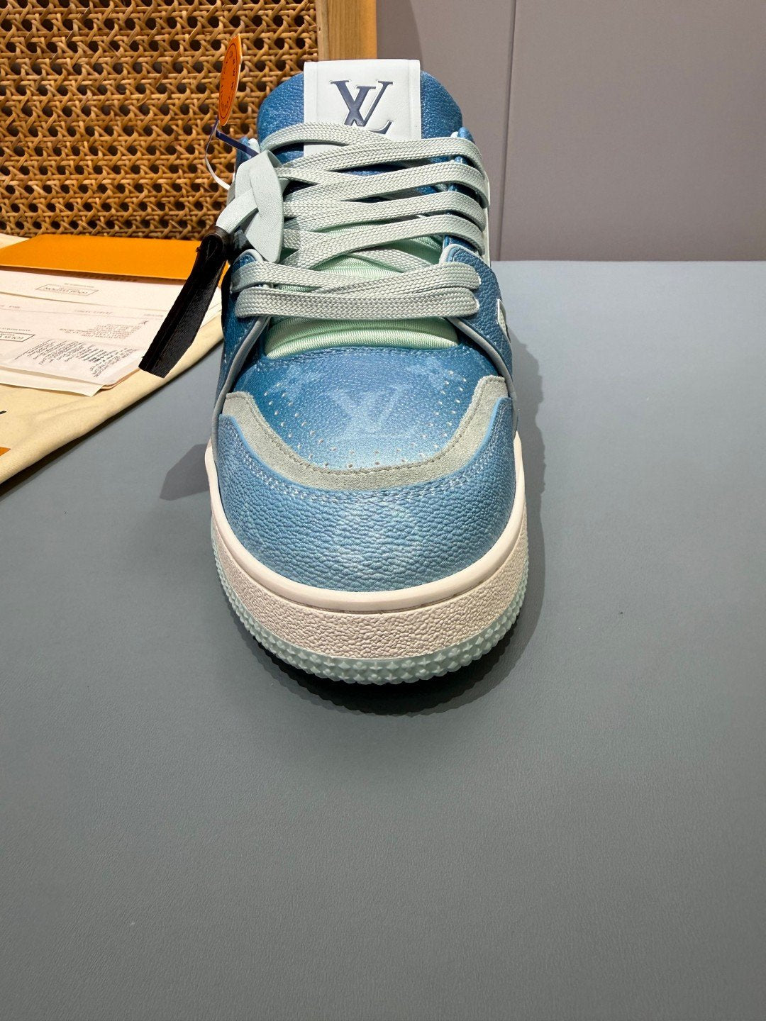 Sneakers Trainer 'Bleu Glacier' — vue 8