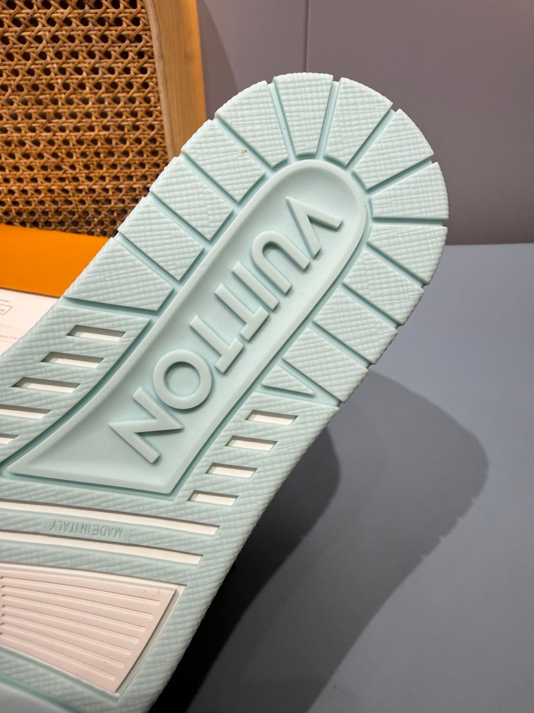Sneakers Trainer 'Bleu Glacier' — vue 10