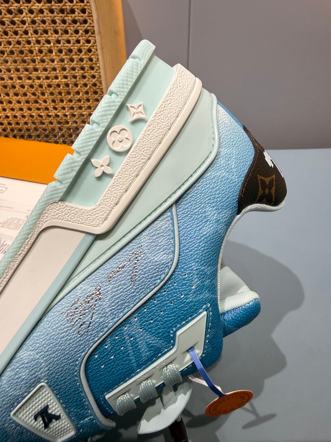 Sneakers Trainer 'Bleu Glacier' — vue 11