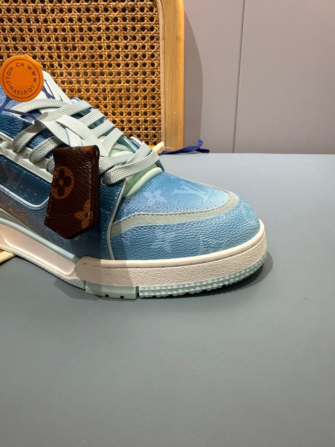 Sneakers Trainer 'Bleu Glacier' — vue 12