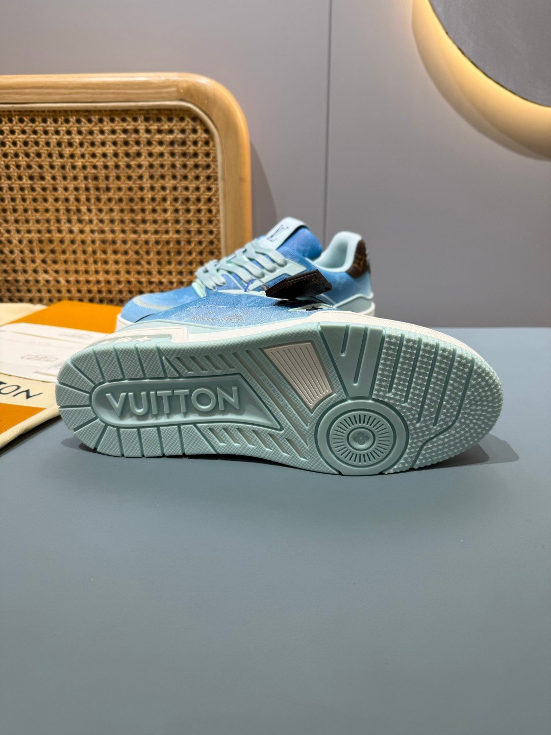 Sneakers Trainer 'Bleu Glacier' — vue 18
