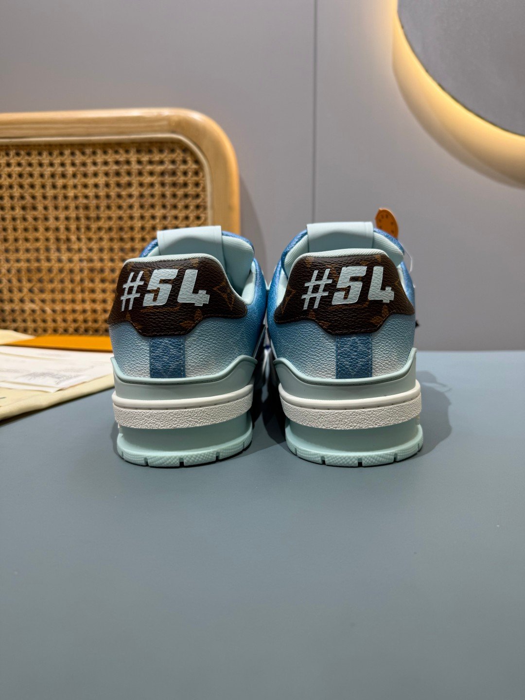 Sneakers Trainer 'Bleu Glacier' — vue 20