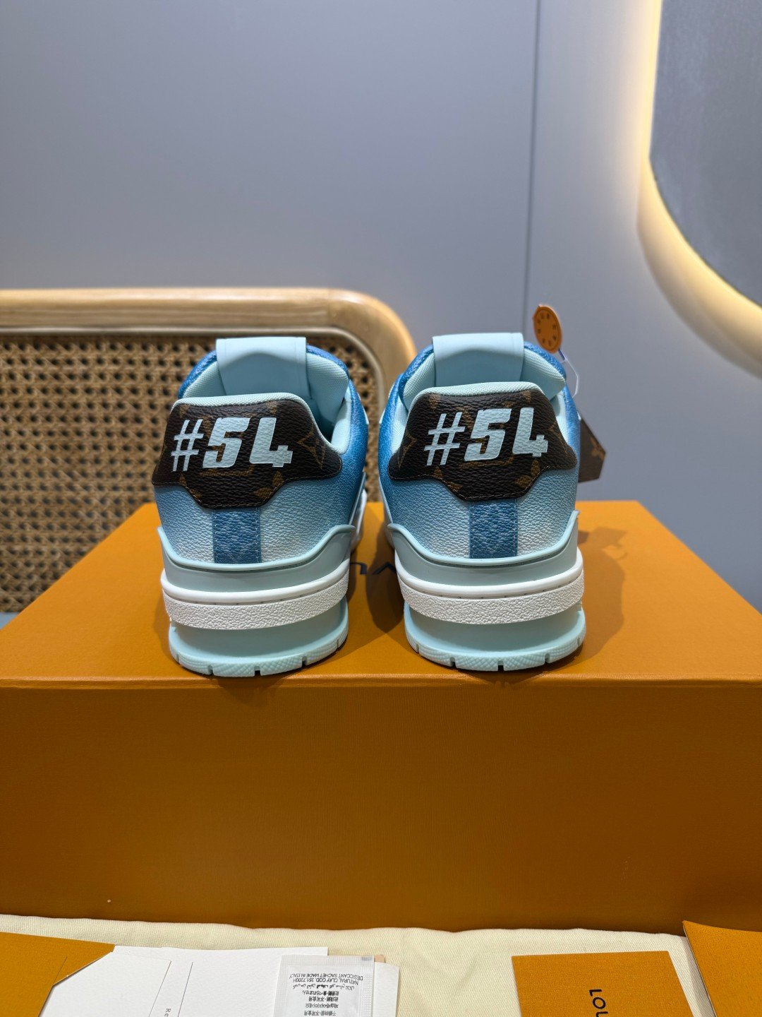 Sneakers Trainer 'Bleu Glacier' — vue 26