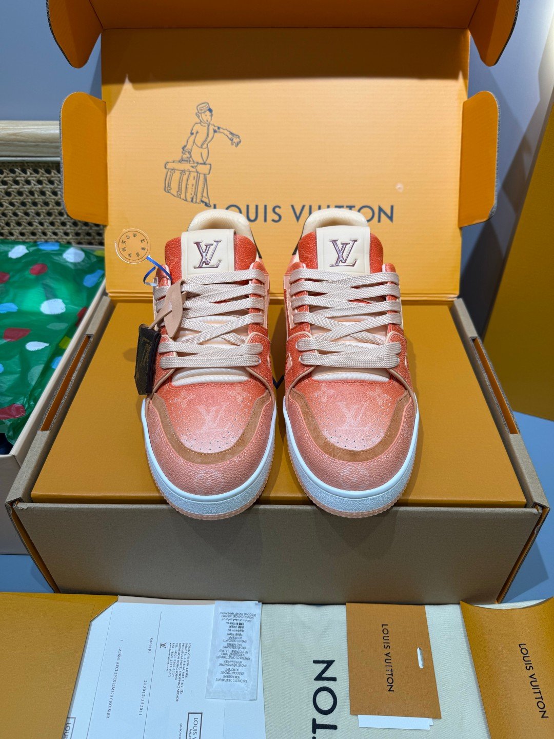 Sneakers Trainer 'Saumon' — vue 5