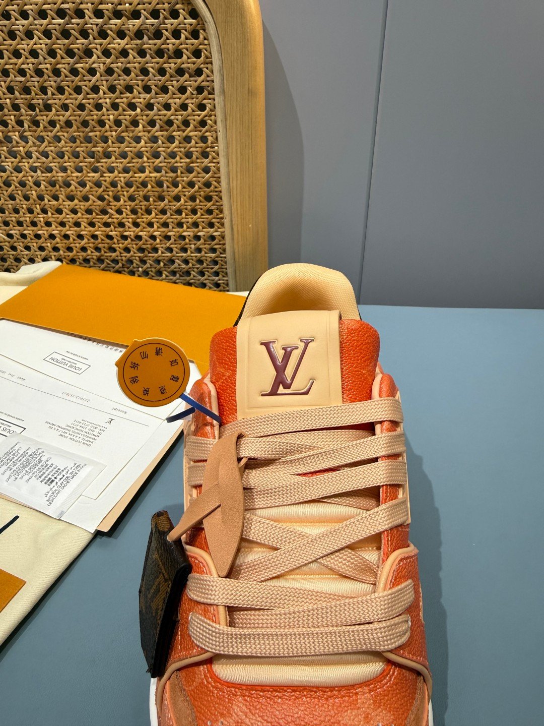 Sneakers Trainer 'Saumon' — vue 8