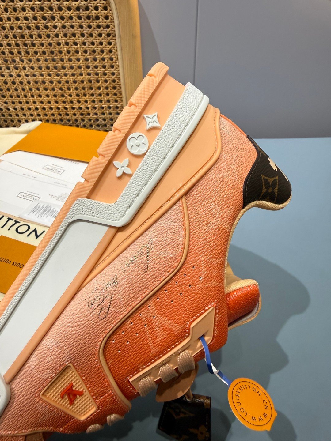 Sneakers Trainer 'Saumon' — vue 12