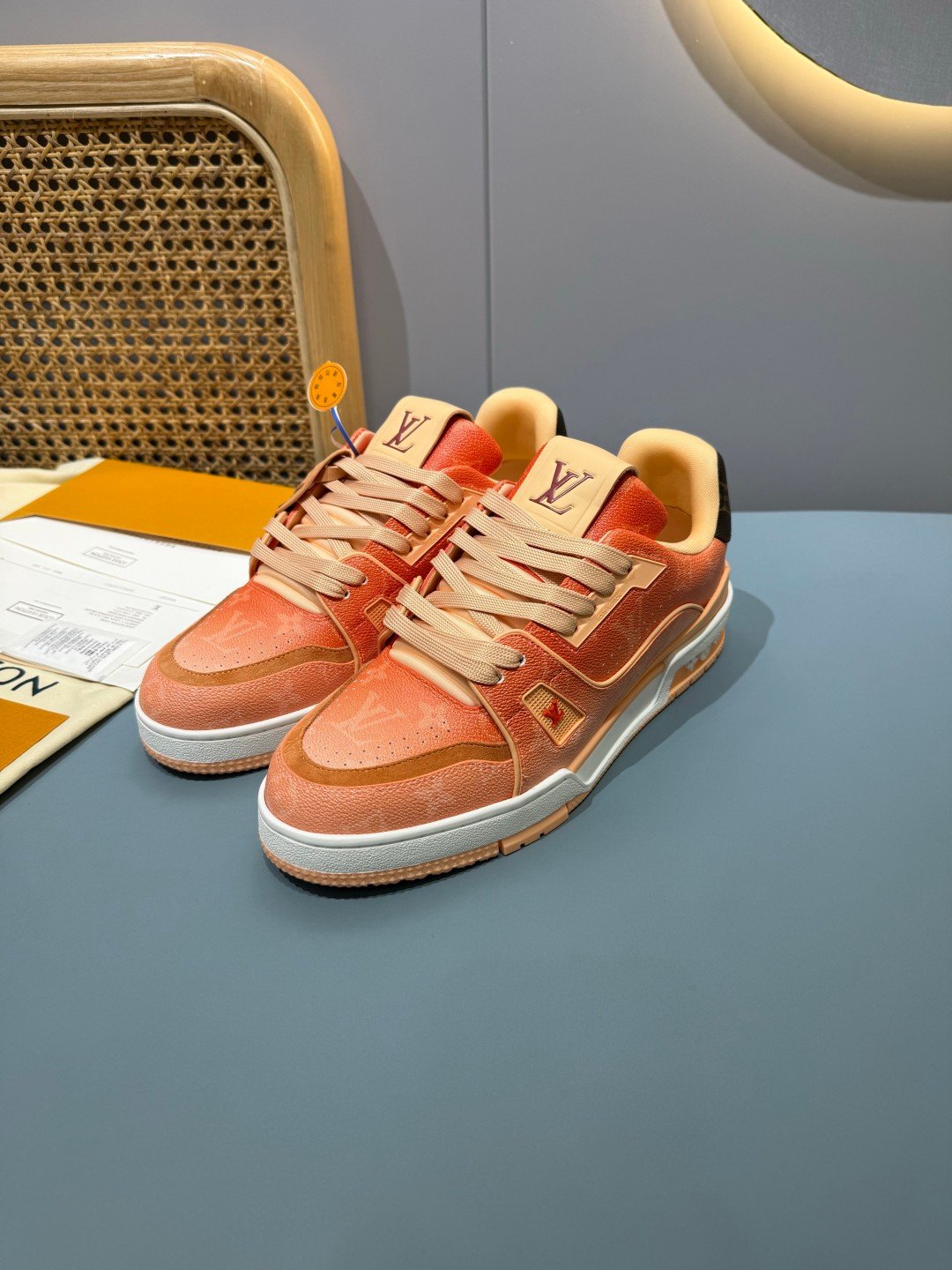 Sneakers Trainer 'Saumon' — vue 16