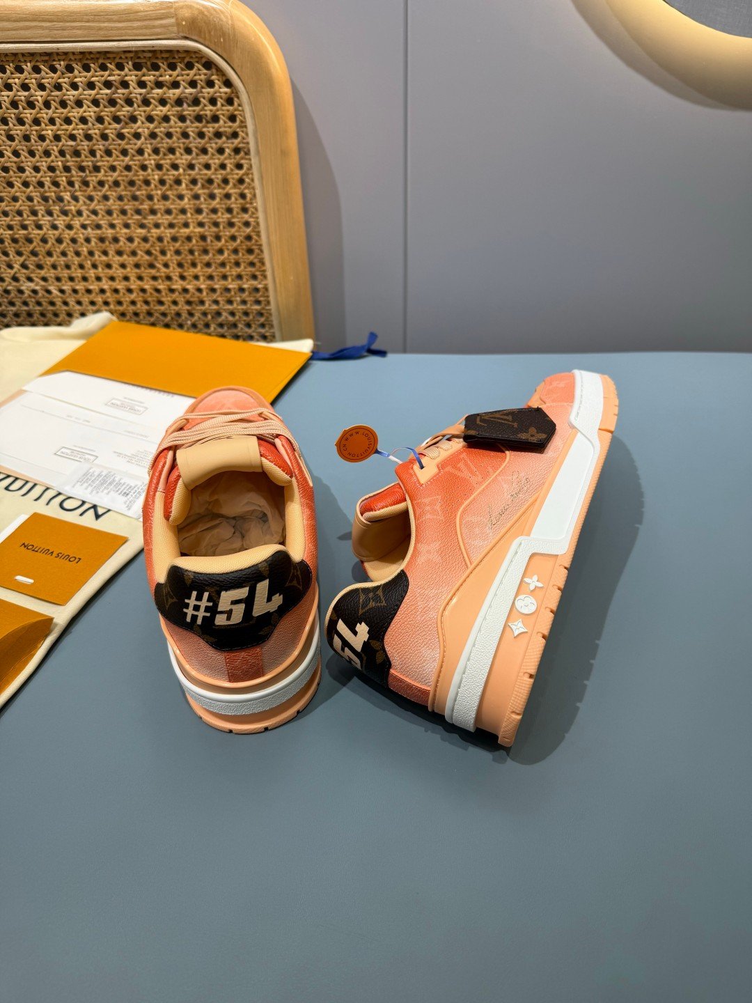 Sneakers Trainer 'Saumon' — vue 24