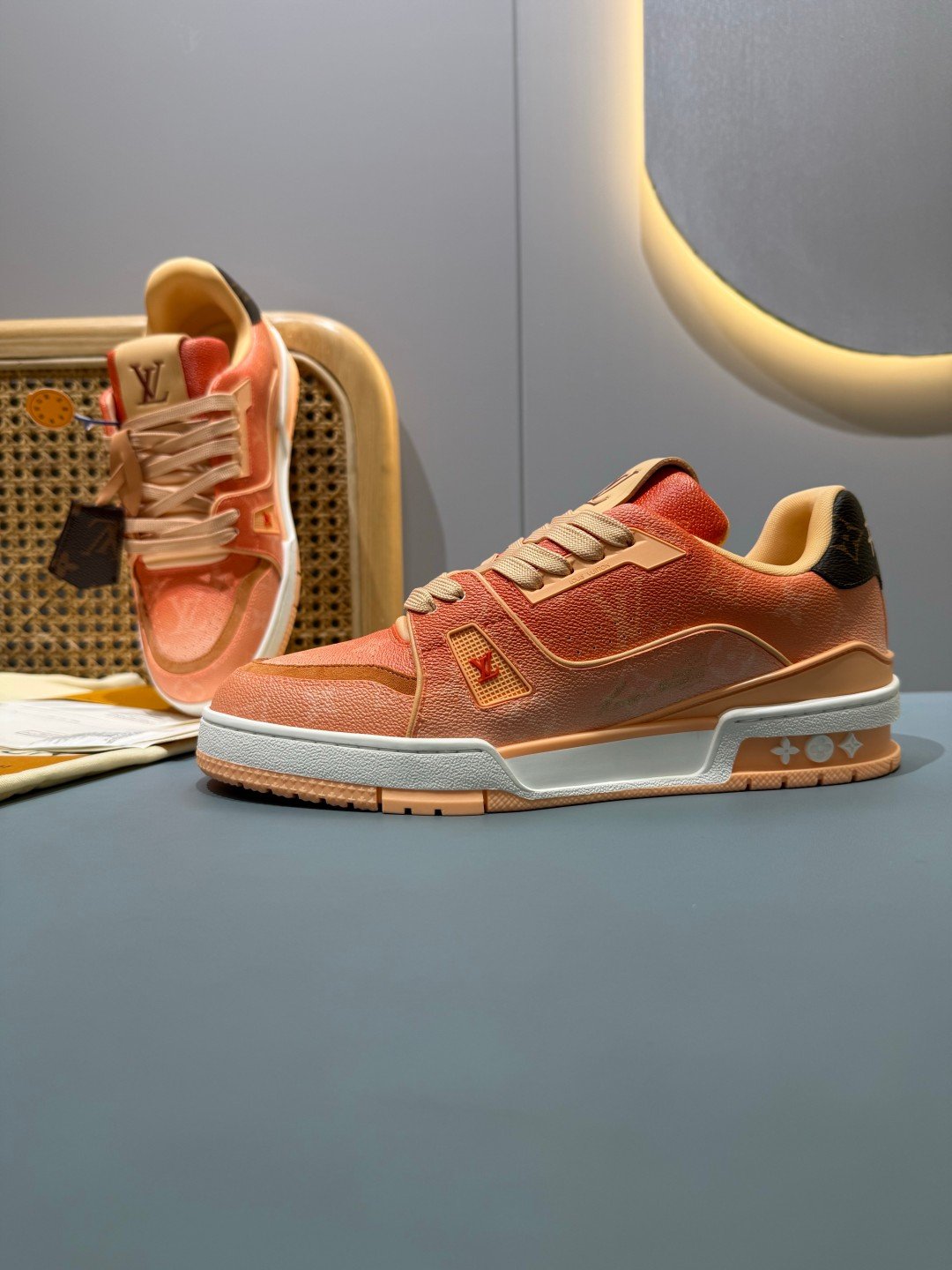 Sneakers Trainer 'Saumon' — vue 25