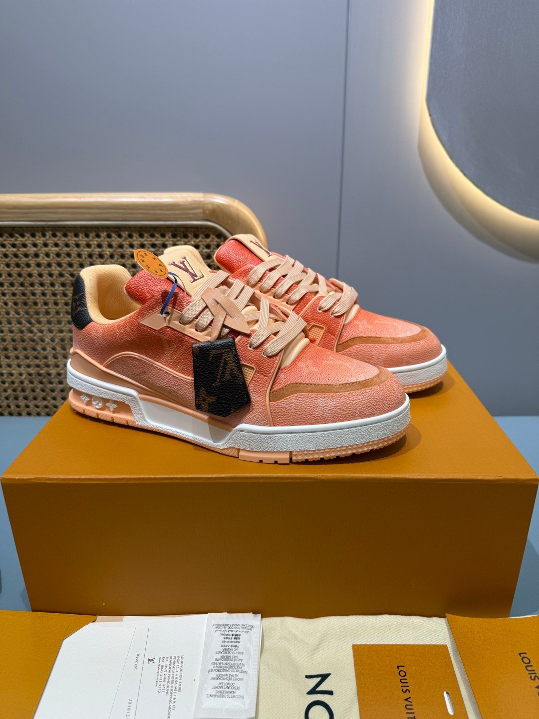Sneakers Trainer 'Saumon' — vue 28
