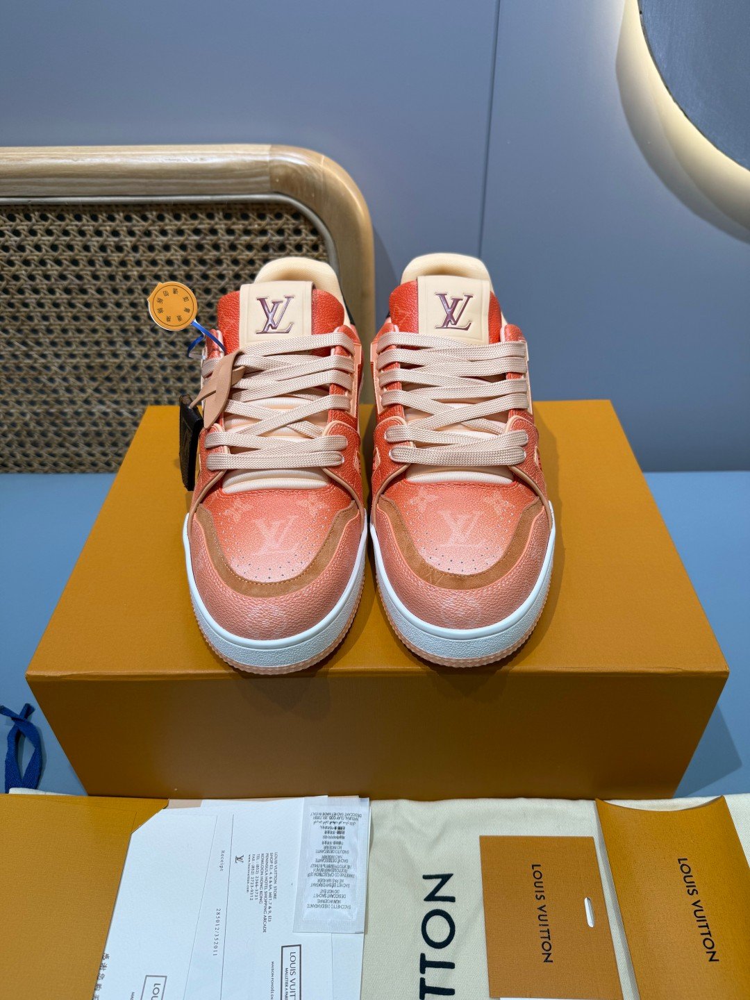 Sneakers Trainer 'Saumon' — vue 30