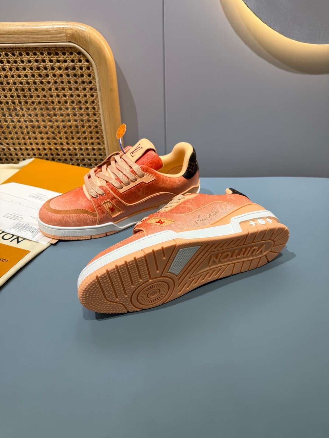 Sneakers Trainer 'Saumon' — vue 34