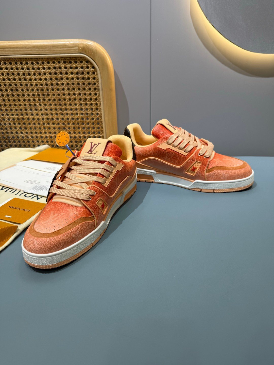 Sneakers Trainer 'Saumon' — vue 35