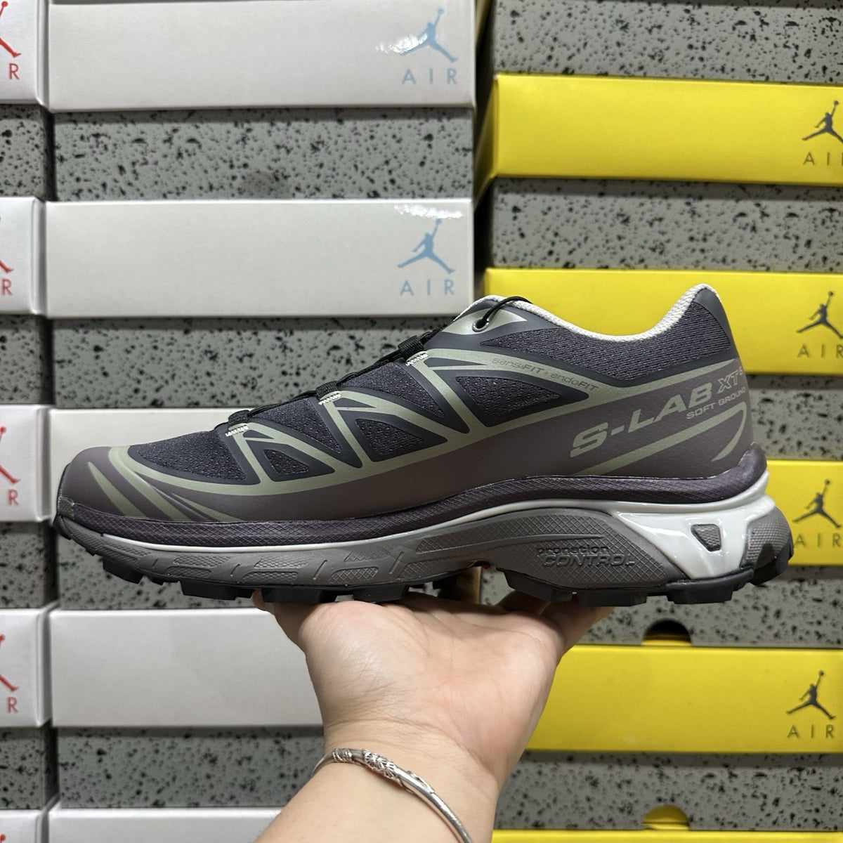 Sneakers XT-6 'Grey Silver' — vue 9