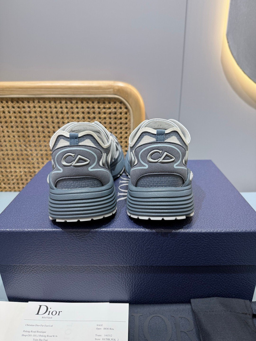 Sneakers B30 Countdown 'Bleu Gris' — vue 4