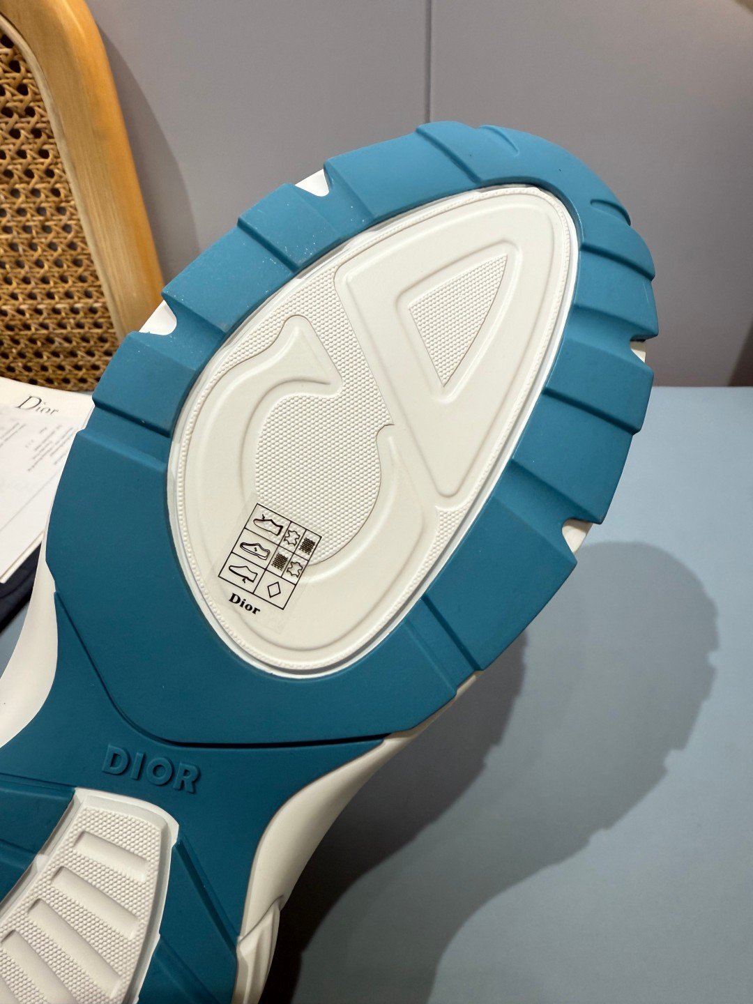 Sneakers B30 'Blanc et Bleu Pétrole' — vue 8