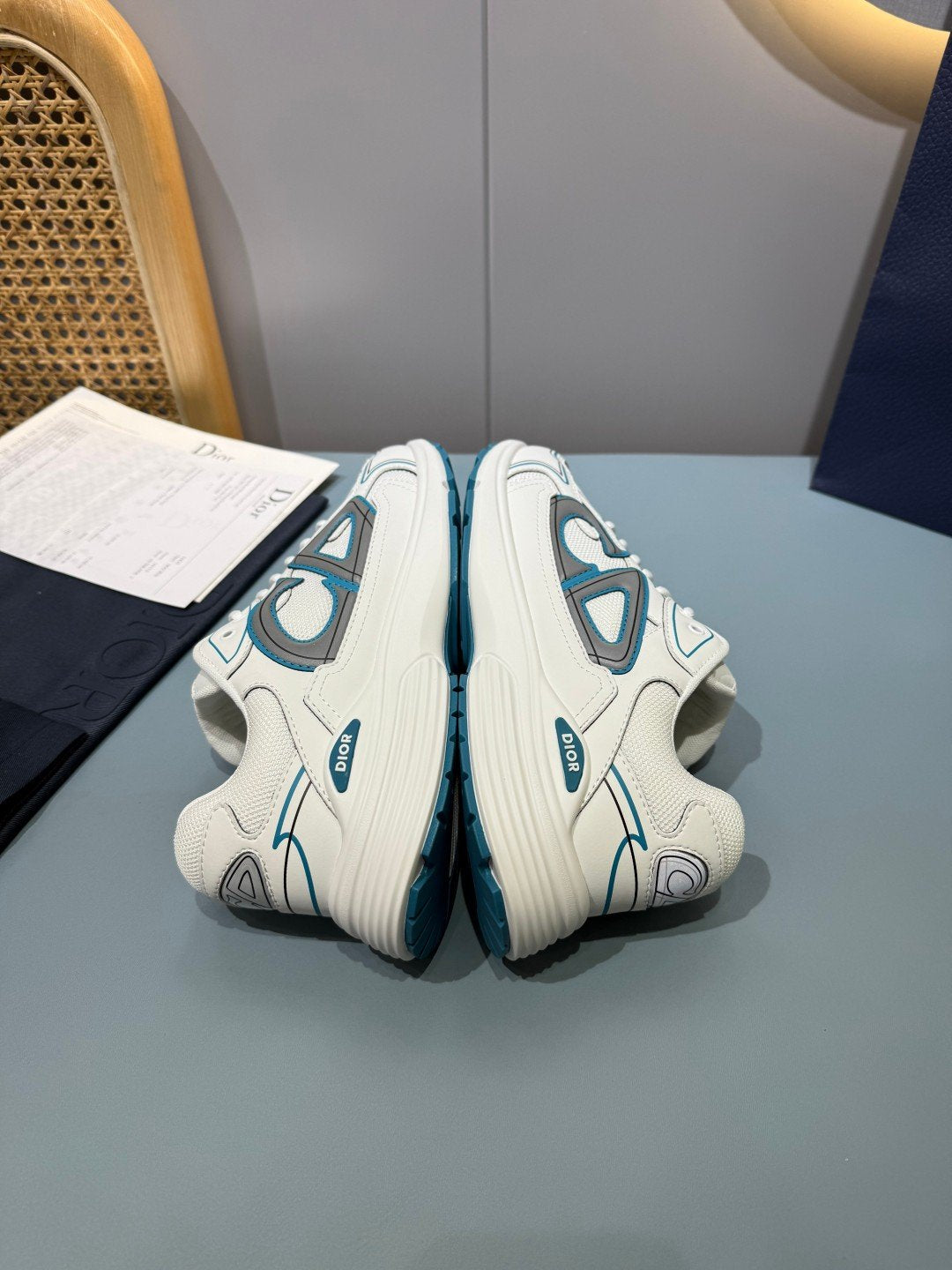Sneakers B30 'Blanc et Bleu Pétrole' — vue 19