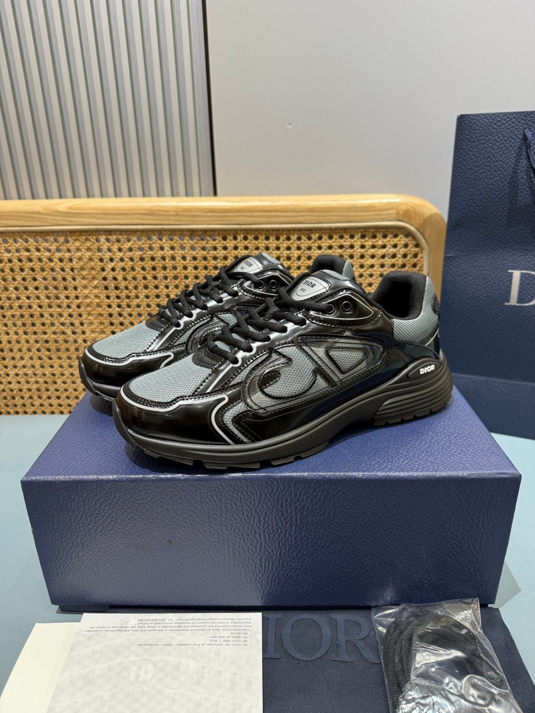 Sneakers B30 'Noir et Gris'