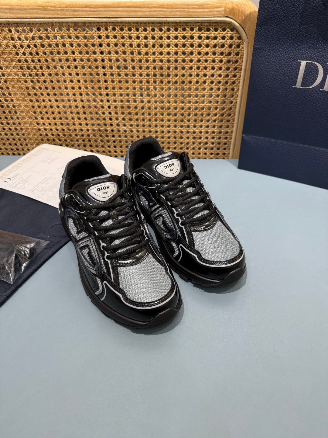 Sneakers B30 'Noir et Gris' — vue 14