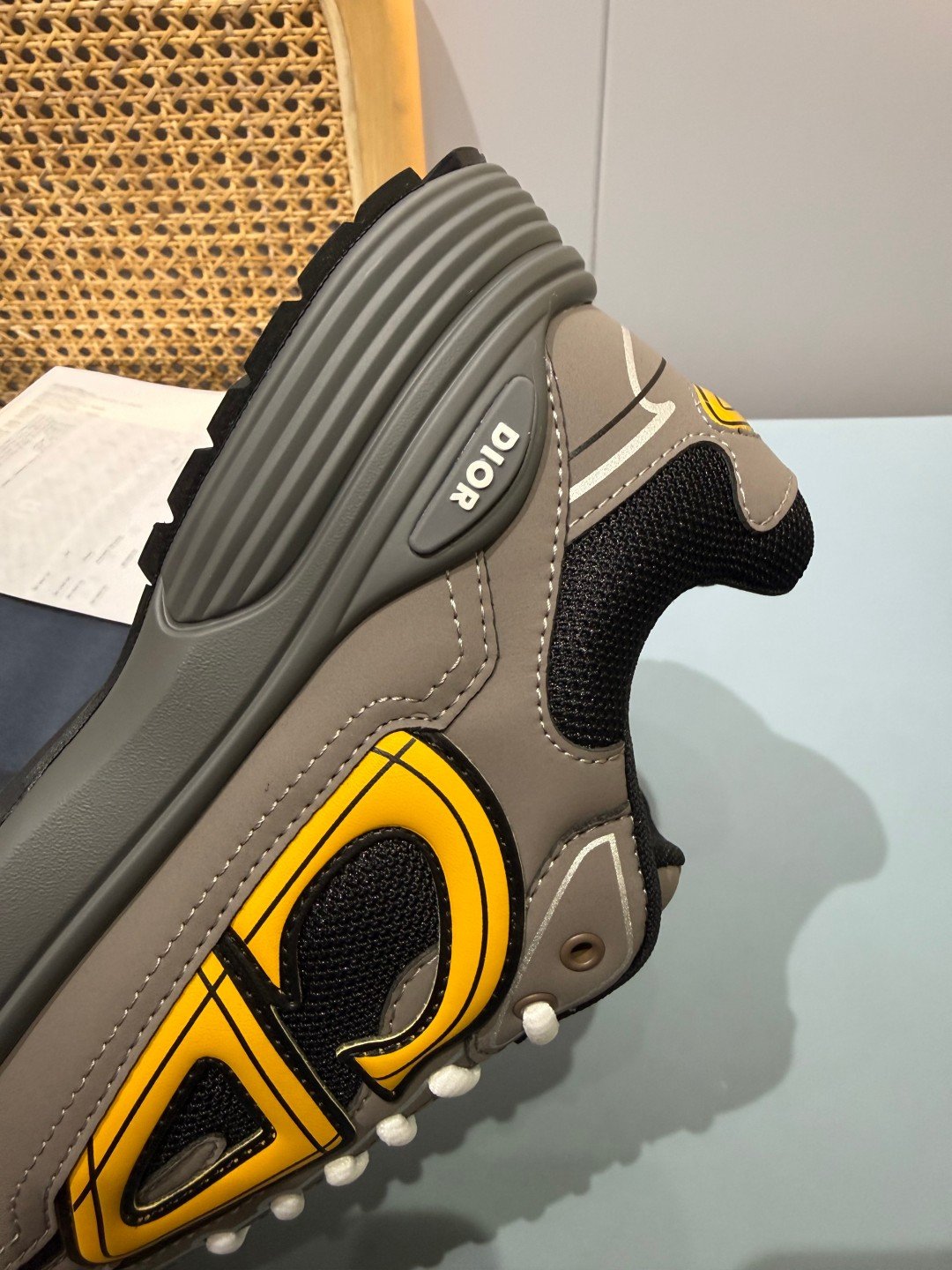 Sneakers B30 'Gris et Jaune Moutarde' — vue 11