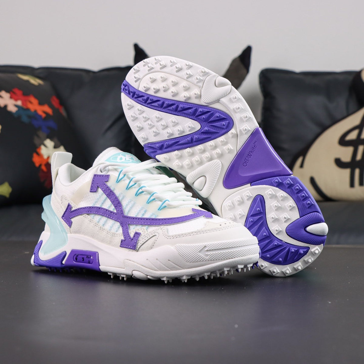Off-White Odsy-2000 'Blanc Violet Vert d'Eau' — vue 17